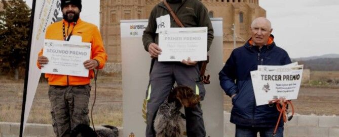 Pódium III Concurso de Caza de Trufa